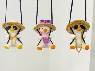 Süßer Enten-Anhänger für das Auto mit / ohne Brille