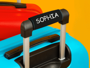 Personalisierter Koffergriff